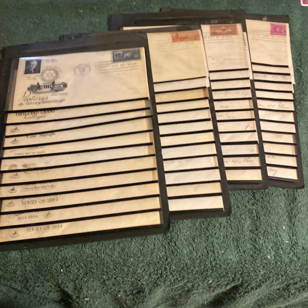 Vintage lot of 94 “First Day of Issue” stamp covers